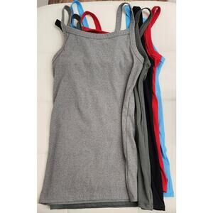 Tunic Length Tank Top - 5 Pack - XS